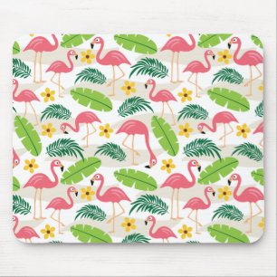Flamingos in Paradise Mousepad