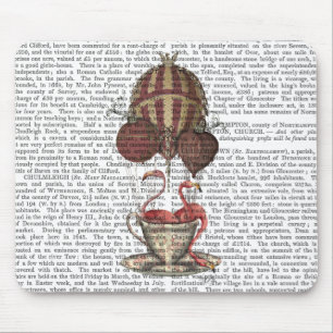 Flamingos in Teacup Mouse Pad