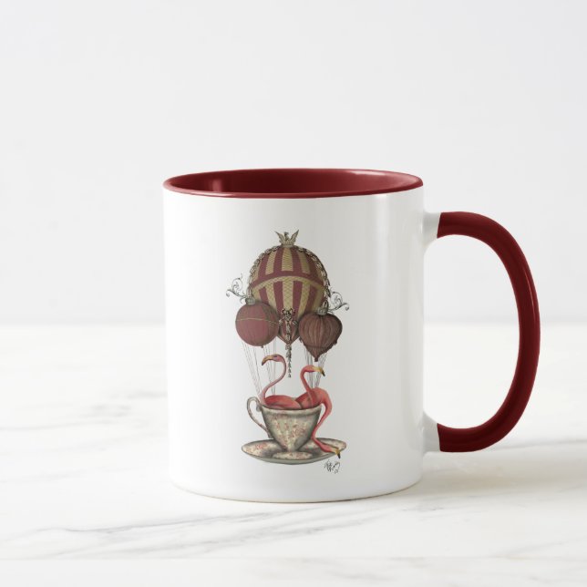 Flamingos in Teacup Mug (Right)