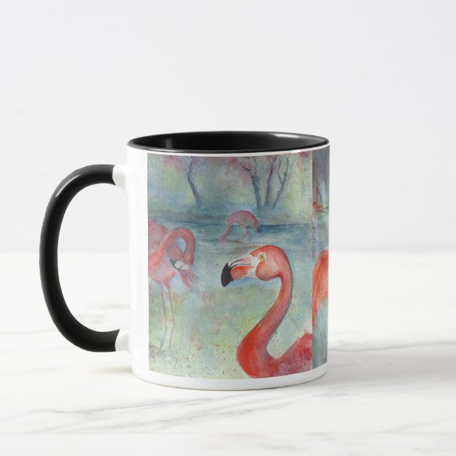 Flamingos Indianapolis Zoo Habitat Mug (Left)