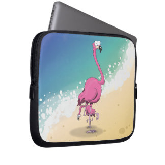 flamingos laptop sleeve