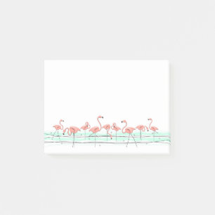Flamingos Line Post-it Notes
