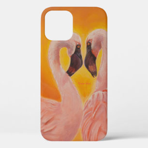 Flamingos Love Dance iPhone 12 Pro Case