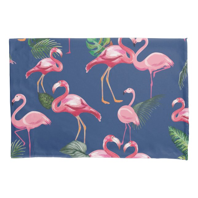 Flamingos Love Pattern 2 Pillowcase (Front)