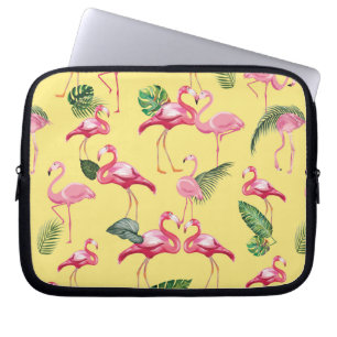 Flamingos Love Pattern 3 Laptop Sleeve