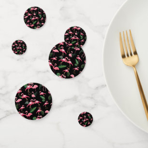 Flamingos Love Pattern 4 Confetti