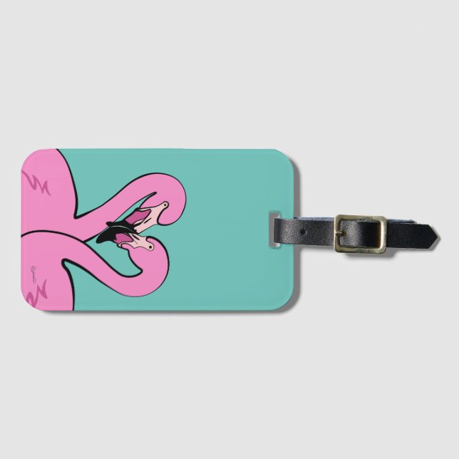 Flamingos Luggage Tag (Front Horizontal)