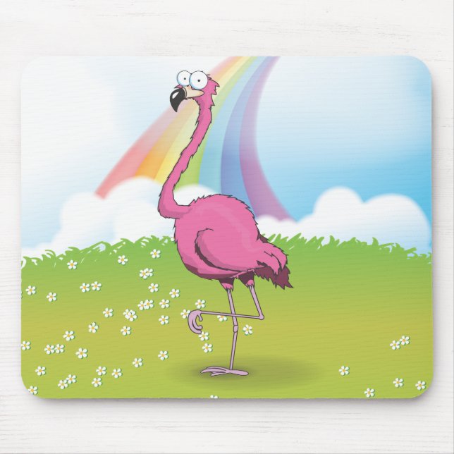 Flamingos Mouse Pad (Front)