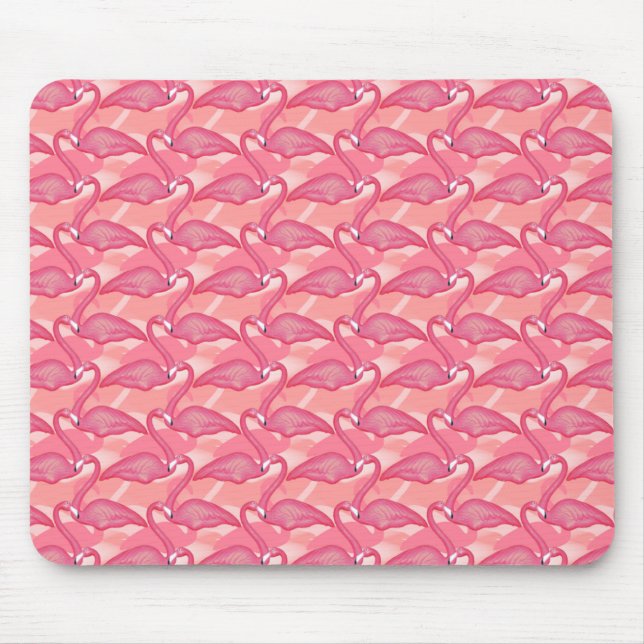 Flamingos Mouse Pad (Front)