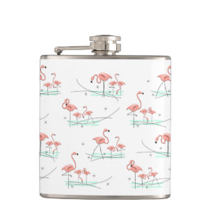 Flamingos Multi wrapped flask