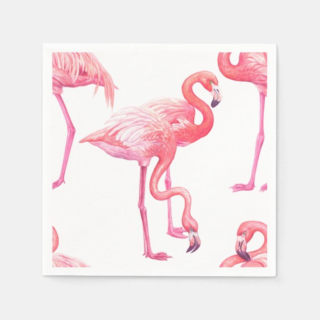 Flamingos Napkin (Front)