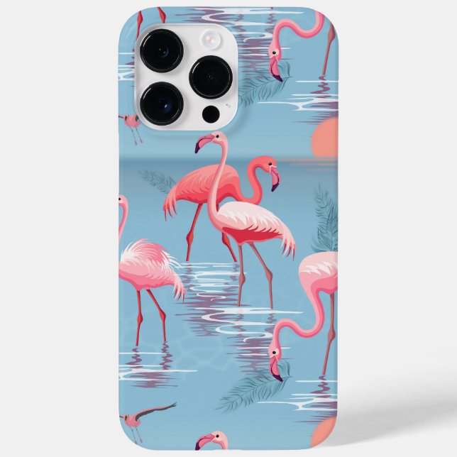 Flamingos Pattern 1 Case-Mate iPhone Case (Back)