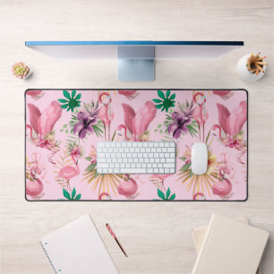 Flamingos Pattern Desk Mat