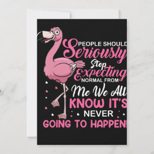 Flamingos   People Should Stop Expecting Normal Holiday Card
