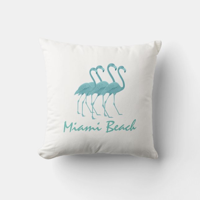 Flamingos Personalise Cushion (Front)