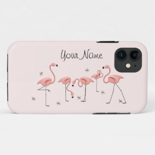 Flamingos Pink Group 'Name' iPhone 11 case