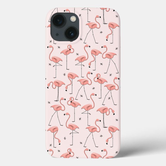 Flamingos Pink iPad Mini case (Back)