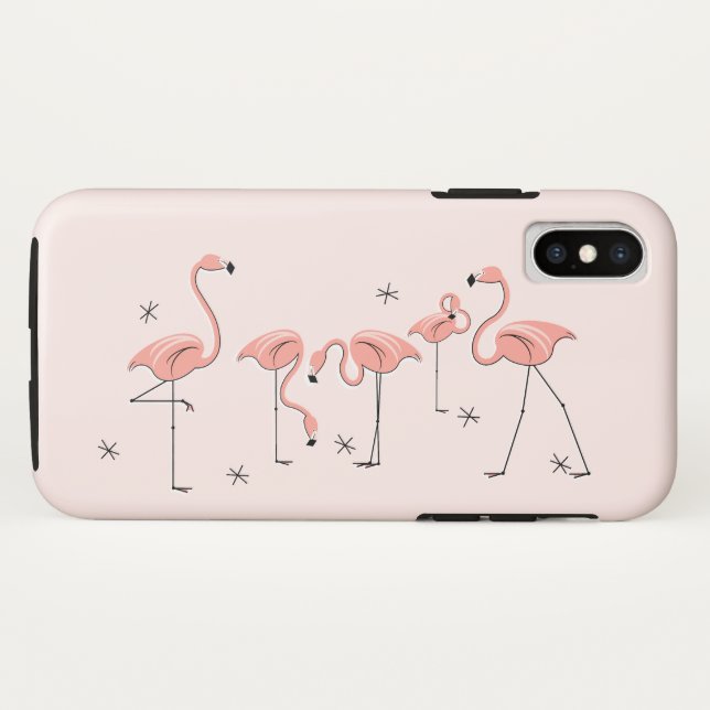 Flamingos Pink iPhone 11 case (Back (Horizontal))