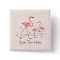Flamingos Pink Trio 2 'Text' button