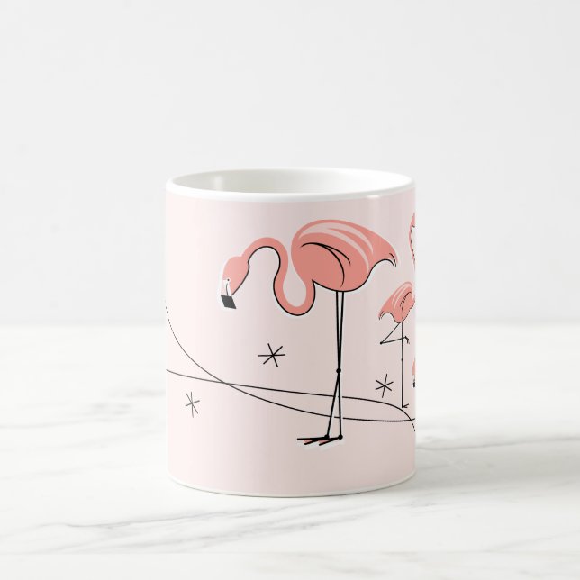 Flamingos Pink Trio 3 mug (Center)