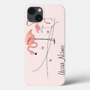 Flamingos Pink Trio 3 'Name' iPad case