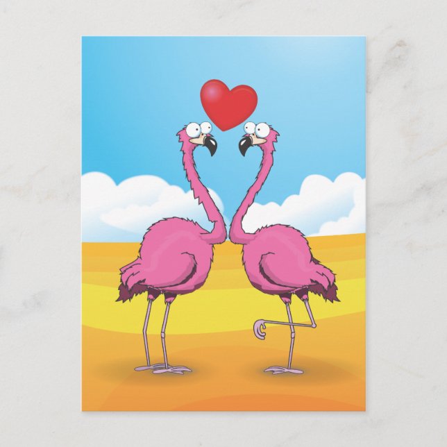 flamingos postcard (Front)