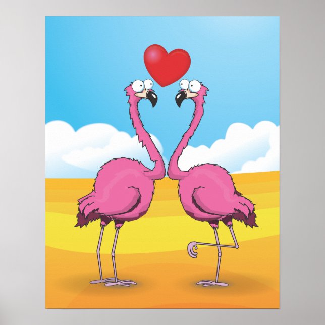 Flamingos Poster (Front)