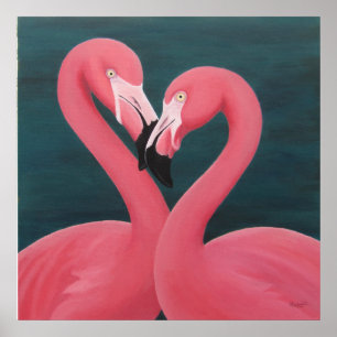 Flamingos Poster