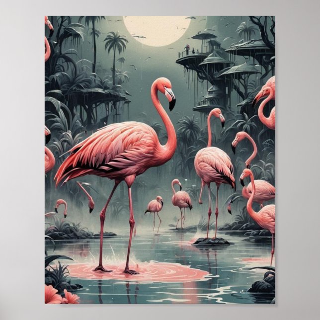 Flamingos Poster (Front)