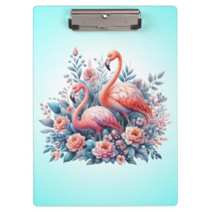 Flamingos Sublimation  Clipboard