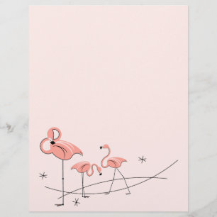 Flamingos Trio letterhead