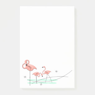 Flamingos Trio Post-it Notes