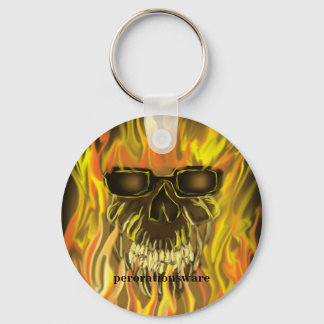 flamingskull key ring