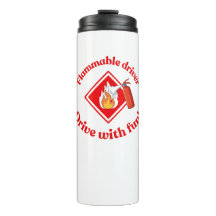 Flammable Driver Trucker Gift | Funny ADR Hazmat