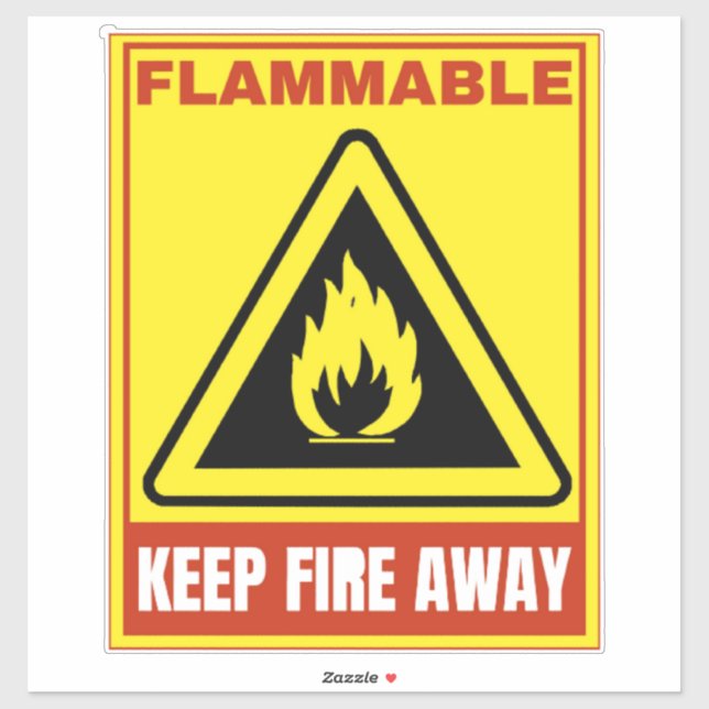 flammable hazard symbol (Sheet)
