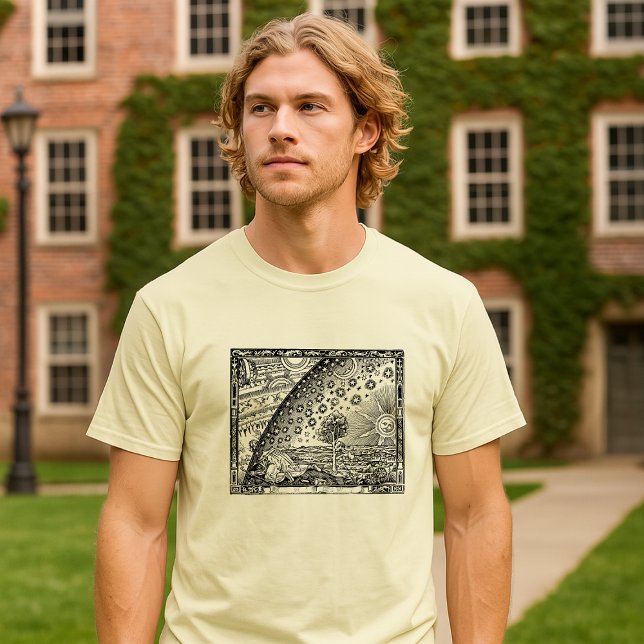 Flammarion Woodcut Victorian Era Celestial Art T-Shirt (Creator Uploaded)