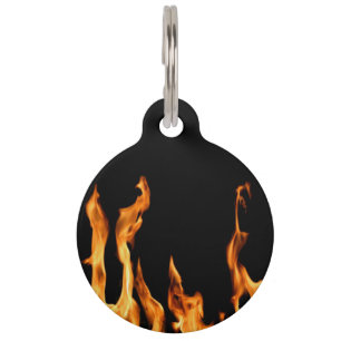 Flammen – Flamme – Flame – Flames – Feuer – Fire Pet Tag