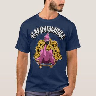 Flammmmingo Yoga Flamingo Meditates T-Shirt