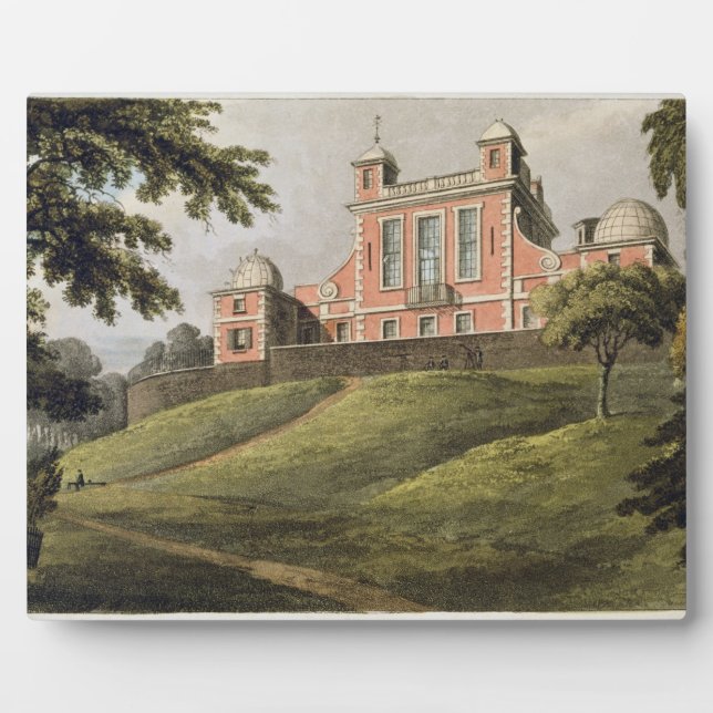 Flamstead House, from Ackermann's 'Repository of A Plaque (Front)
