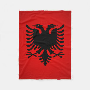Flamuri i shqiperise fleece blanket