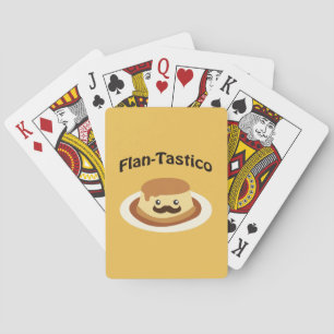 Flan-Tastico! Cute Flan Playing Cards