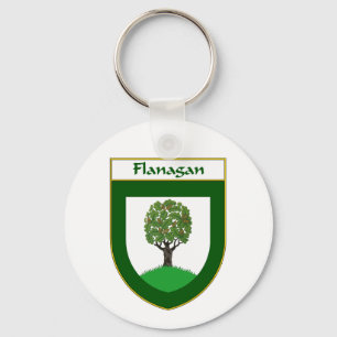 Flanagan Coat of Arms/Family Crest Key Ring