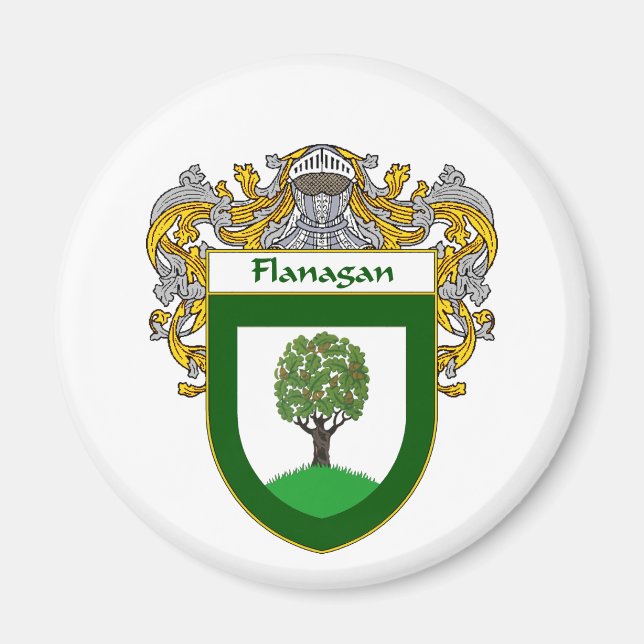 Flanagan Coat of Arms (Mantled) Magnet (Front)