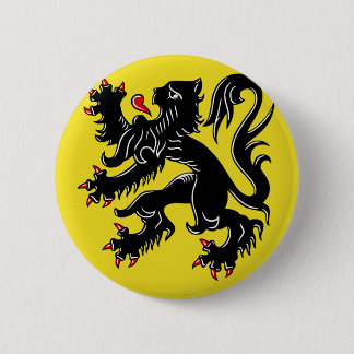 Flanders (Belgium) Flag 6 Cm Round Badge