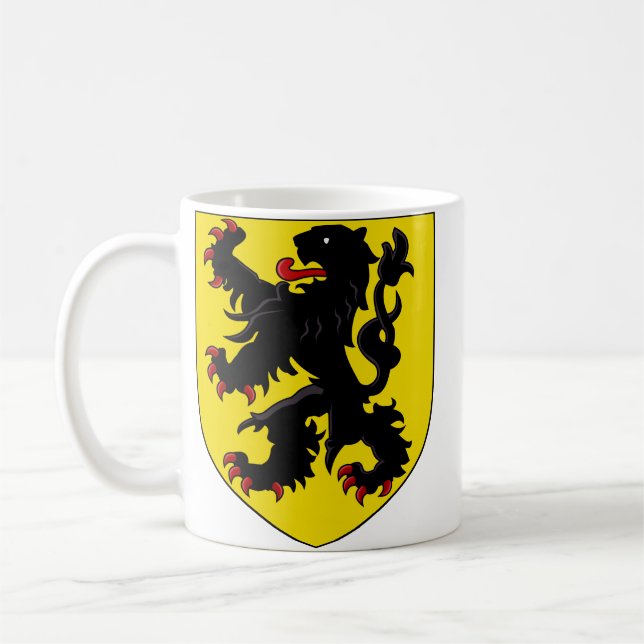 Flanders Coat of Arms Coffee Mug (Left)