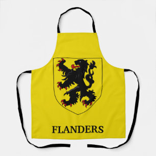 Flanders Coat of Arms Heraldic Lion Apron