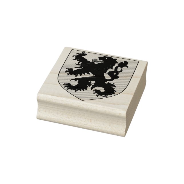 Flanders Coat of Arms Rubber Stamp (Stamp)