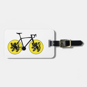 Flanders Flag Cycling Luggage Tag
