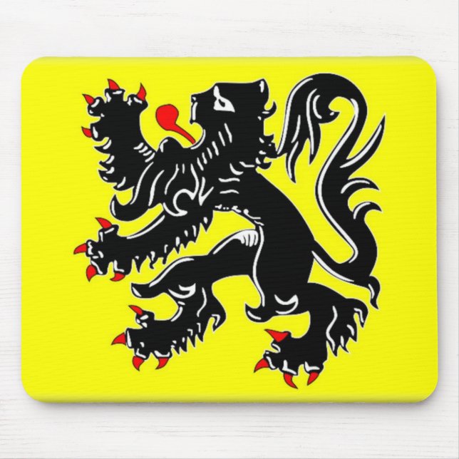 Flanders Flag Mouse Pad (Front)