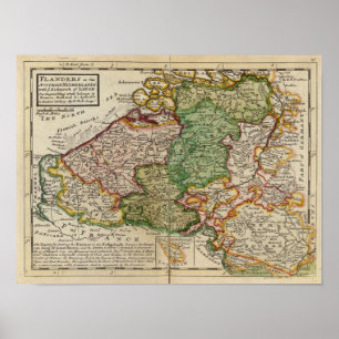 Flanders or the Austrian Netherlands Poster